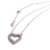 Heart Pendant & Chain Sterling Silver 925