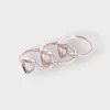 Cubic Zirconia with Sterling Silver 925 Heart Anniversary Ring