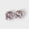 Small Cubic Zirconia Stud Sterling Silver 925 Earrings
